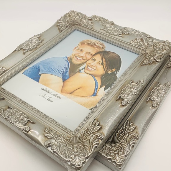 Sophia’s Coll. 8x10 Rustic Floral Picture Frame - Picture 3 of 4